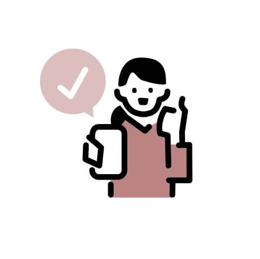 電話で申し込み
